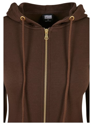 Urban Classics Zip-Kapuzenpullover in brown