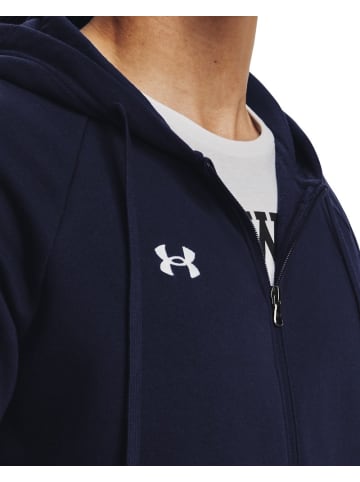 Under Armour Hoodie "UA Rival Fleece Fullzip Hoodie" in Blau