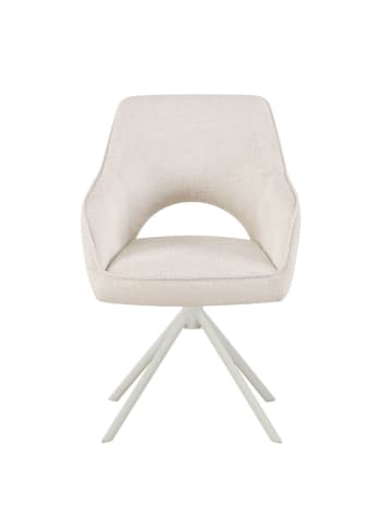 DUBI Möbel 2er-Set: Drehstuhl THOMAS-CLEO in Weiß - (B)57 x (H)88 x  (T)63 cm