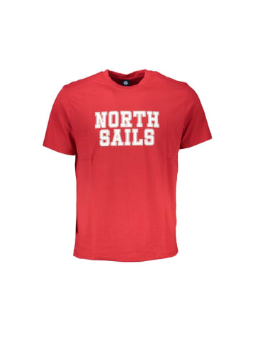 North Sails Rot Baumwolle Herren T-Shirt