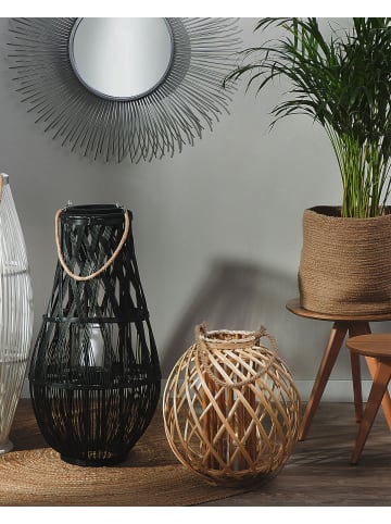 Beliani Laterne SAMOA in Braun - (W) 39 x (H) 41 x (L) 39 cm