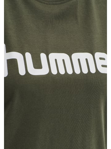 Hummel T-Shirt S/S Hmlgo Cotton Logo T-Shirt Woman S/S in GRAPE LEAF