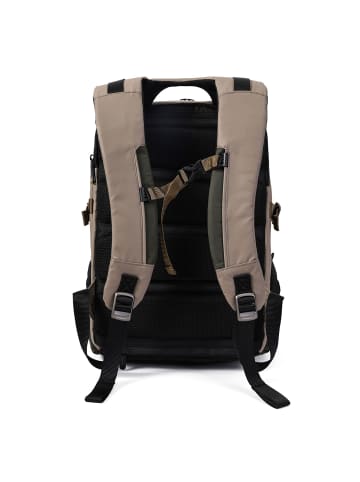 Hedgren Commute Rucksack RFID 43 cm Laptopfach in vintage beige eco