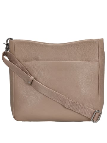 Mandarina Duck Mellow Leather - Umhängetasche M 30 cm (milk chocolate) in warm taupe
