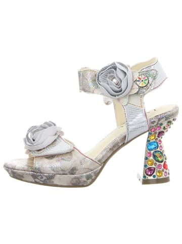 LAURA VITA Sandalette in silber