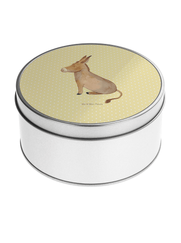 Mr. & Mrs. Panda Aufbewahrungsbox Esel ohne Spruch in Gelb Pastell