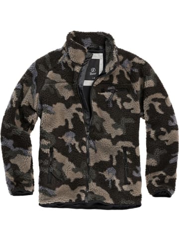 Brandit Fleecejacke/Fleecepullover "Teddyfleece Jacket" in Camouflage