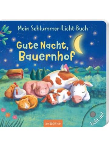 ars edition Buch - Mein Schlummer-Licht-Buch: Gute Nacht, Bauernhof