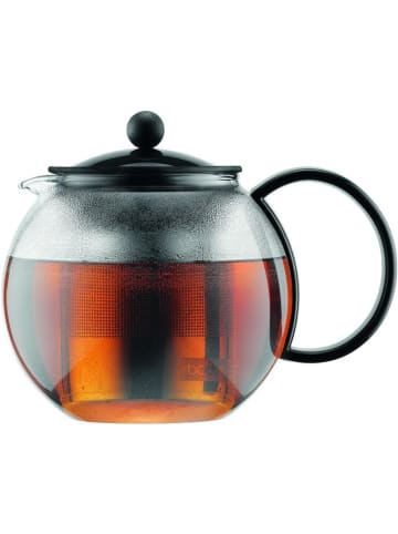 bodum Assam 1805-01 Teebereiter mit Edelstahlfilter 1.0 l Teekanne Glaskanne