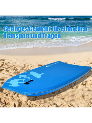 COSTWAY Schwimmbrett 104x52x6cm in Blau