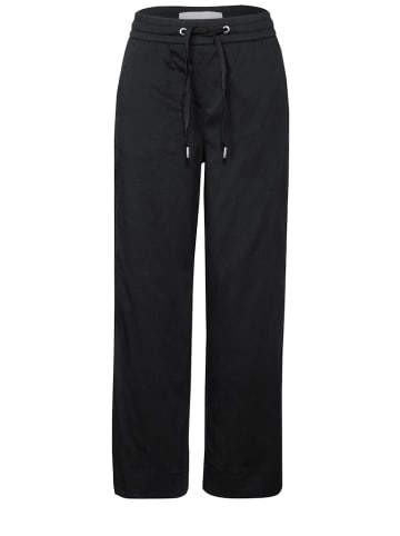 Street One Straight Leg Hose in Schwarz