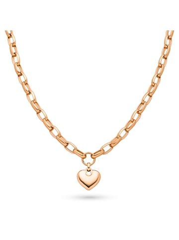 s.Oliver Kette Chunky Heart in roségold