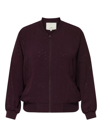 ONLY Carmakoma Blousonjacke in Winetasting