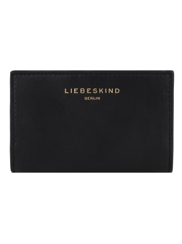 LIEBESKIND BERLIN Cloud Geldbörse Leder 7.5 cm in black