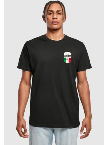 Mister Tee Mister Tee Azurro Italia Crest Tee in black