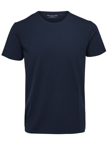 SELECTED HOMME T-Shirt NEW PIMA in Blau