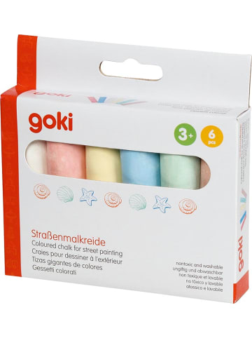 Goki Straßenmalkreide, farblich sortiert - ab 3 Jahren