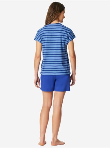 Schiesser Pyjama Casual Essentials in Aqua