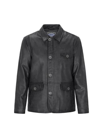 DreiMaster Vintage Men Leather Jacket in grey