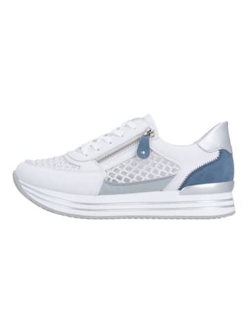 remonte Halbschuh in Weiß/Blau