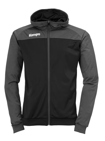 Kempa Trainingsjacke PRIME MULTI in schwarz/anthra