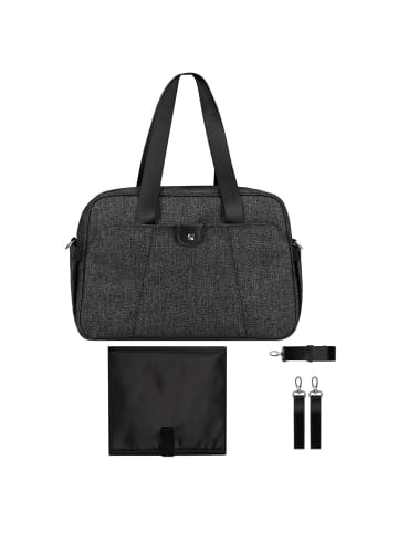 Kikkaboo Wickeltasche Chelsea in schwarz
