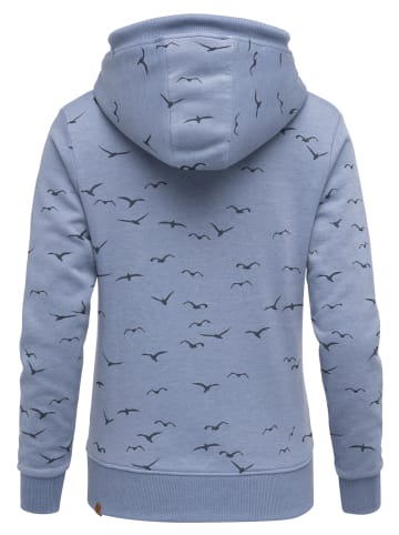 REPUBLIX Kapuzenpullover LOLA in Blau Melange