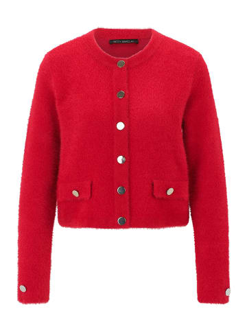 Betty Barclay Casual-Strickjacke mit Knopfleiste in Rot