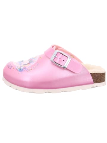 superfit Tieffußbett Pantolette FUSSBETTPANTOFFEL in Pink/Mehrfarbig