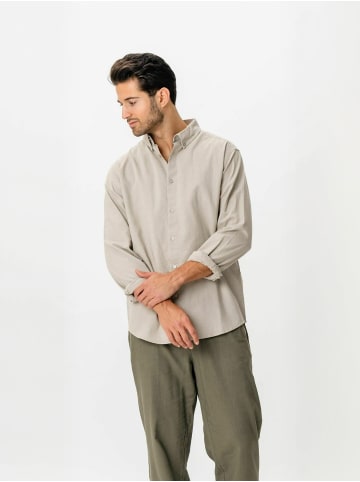 TeeShoppen Hemd Linen Blend in Sand