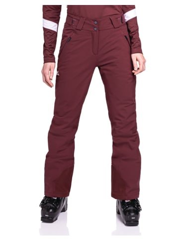 Schöffel Hose lang "Ski Pants Weissach L" in dark burgundy