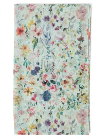 Marie Lund Schal in mint mehrfarbig - 0001