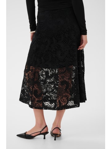 SAINT TROPEZ Rock TafySZ Gerade Passform in Black
