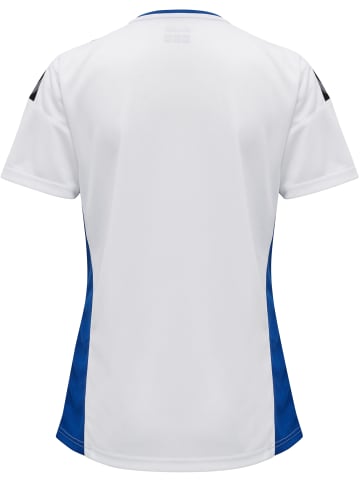 Hummel Frauentrikot S/S Hmlauthentic Poly Jersey Woman S/S in WHITE/TRUE BLUE