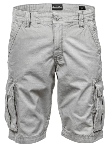 Amaci&Sons Cargoshorts SAUGET in Hellgrau