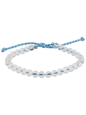 Adeliás Damen Armband aus Edelstahl mit Perle 21 cm in blau