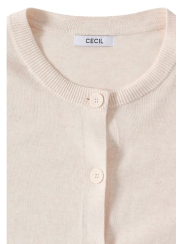 Cecil Strickjacke mit Knopfleiste in Beige