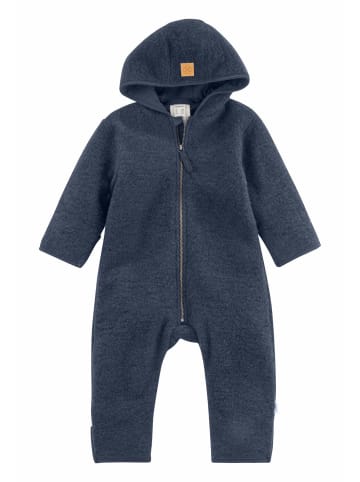 Hessnatur Wollfleece Overall in graphitblau