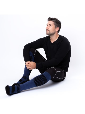 Occulto 2er Pack Skisocken Felix in Schwarz-Navy