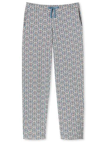 Schiesser Pyjamahose Mix & Relax in blau, beige