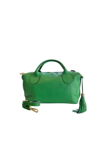 Baldinini Trend Zweifarbig Grün Leder Damen Handtasche
