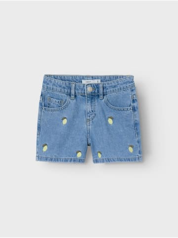 name it Jeanshorts NKFBELLA in light blue denim/lemon