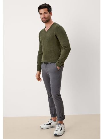 s.Oliver Pullover langarm in Olive