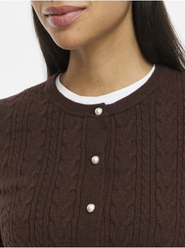 Vila Strickjacke VIKerry in schoko - 0002