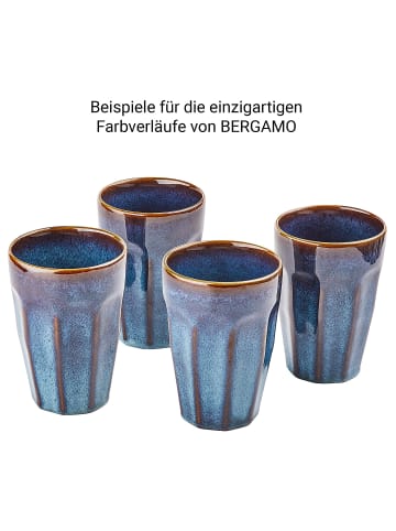 Butlers Butlers Tasse BERGAMO Latte Macchiato in Blau