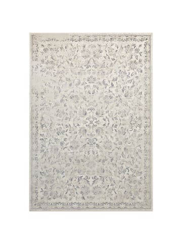 Teppich Boss Orientalischer Samt Teppich Mahal creme Jeansblau