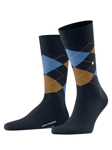 Burlington Edinburgh Socke in Dark night