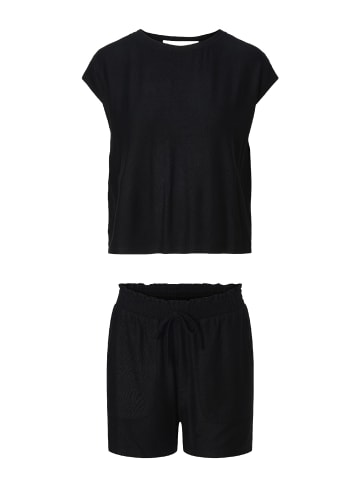 Linga Dore Linga Dore Top & shorts in Schwarz