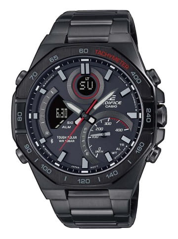 Casio Edifice Herrenarmbanduhr Solar Bluetooth Schwarz