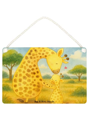 Mr. & Mrs. Panda Wanddeko Giraffe Kind Design ohne Spruch in Weiß
